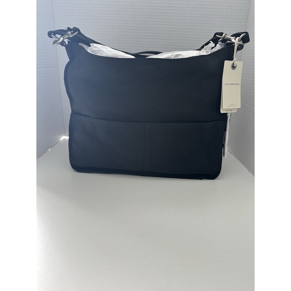 Lucky Brand Black Suede Handbag